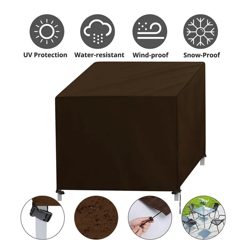 

420D Waterproof Outdoor Garden Furniture Cover for Wicker Sofa Protection Set Table Lounge Patio Rain Snow Dustproof Covers