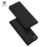 for samsung galaxy m01 case dux ducis skin pro magnetic stand flip pu wallet leather case for samsung m01 cover with card slot