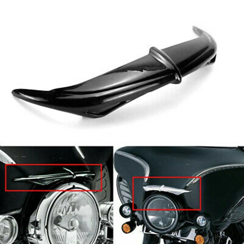 

В байкерском стиле в форме крыла летучей мыши обтекаемой формы бровей Триммер для бровей отделкой для Electra Road Glide Ультра ограниченной Street Glide