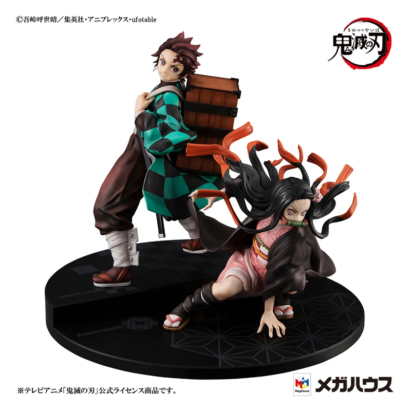

Pre-Sale Demon Slayer Kamado Tanjirou Kamado Nezuko anime Action Figure Model Cartoon Toy Desktop Ornament Collectible Model Toy