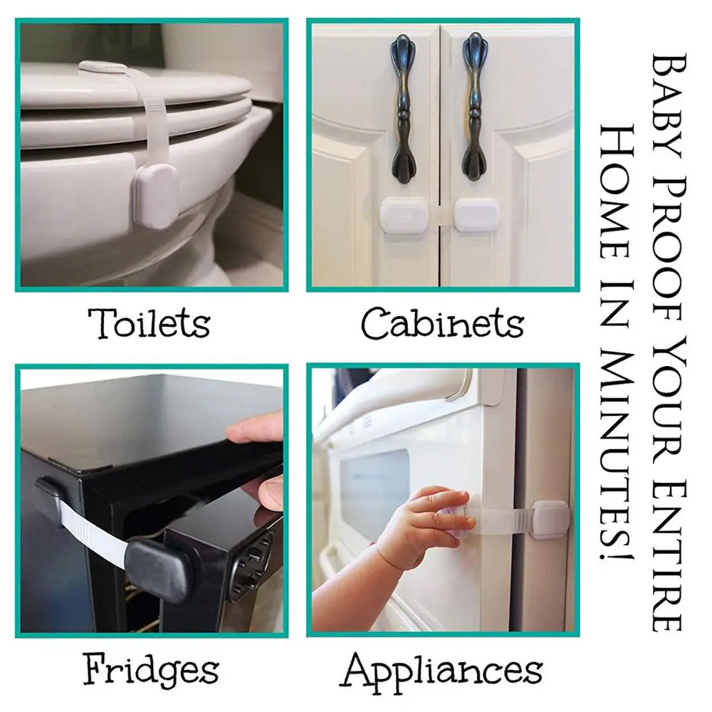 Магнитный замок для защиты детей регулируемый безопасности шкафов ящиков 10