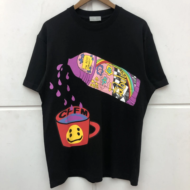 

Мужская/Женская футболка CPFM.XYZ с принтом слез, высококачественный головной платок, футболка CPFM с принтом в виде кактуса, растений, блошиных м...