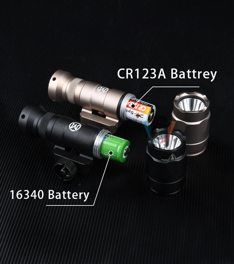 Тактическая вспышка для страйкбола тактическая мини Surefir M300 разведывательной