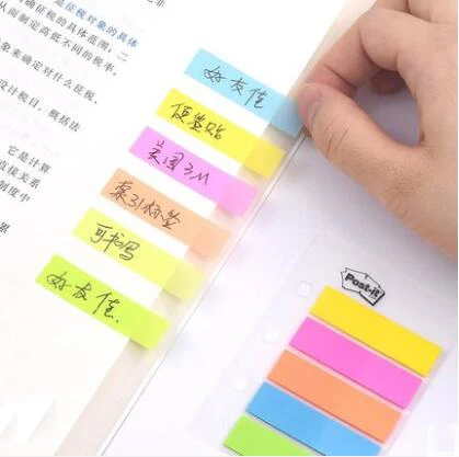 4 упаковки/партия пластиковые Матовые индикаторные этикетки индексная