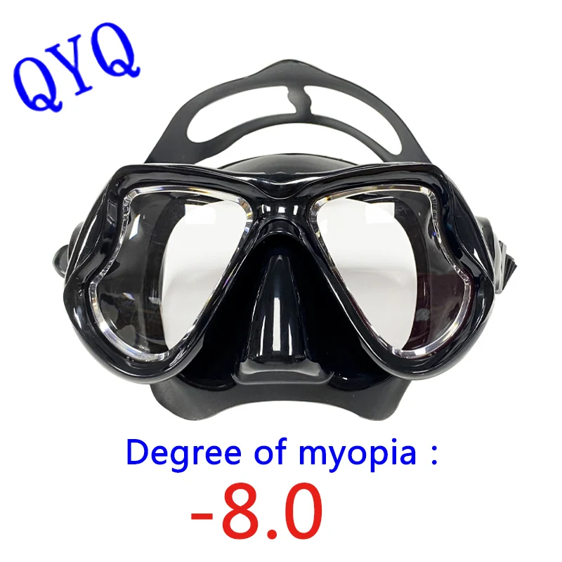Маска для подводного плавания оптическая близорукость очки дайвинга взрослые
