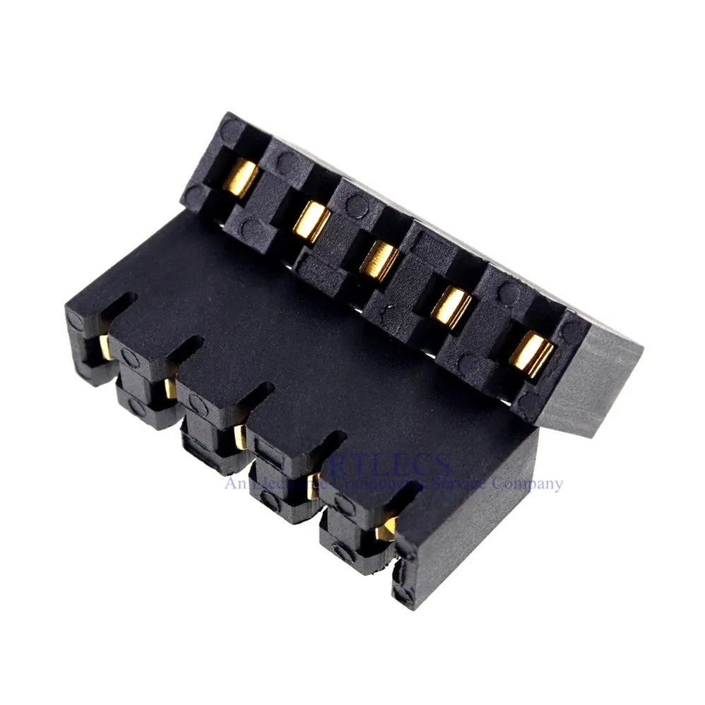 2шт ожога в тестовом сокете 7 62 мм Шаг 5 Pin золотое покрытие для осевых свинцовых