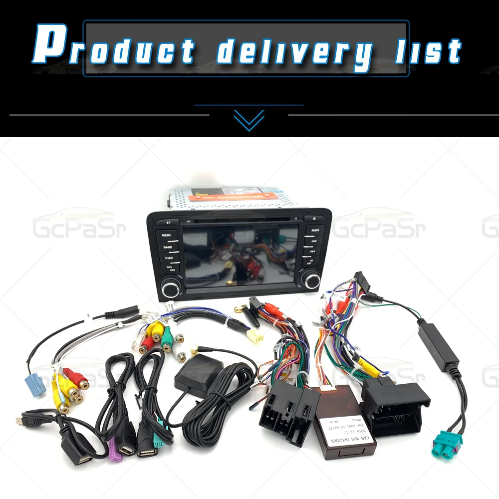 Автомагнитола 2 Din IPS DSP Android 9 для Audi A3 8P S3 RS3 Sportback 2003 2004 2005 2006 DVD|Автомагнитолы| |