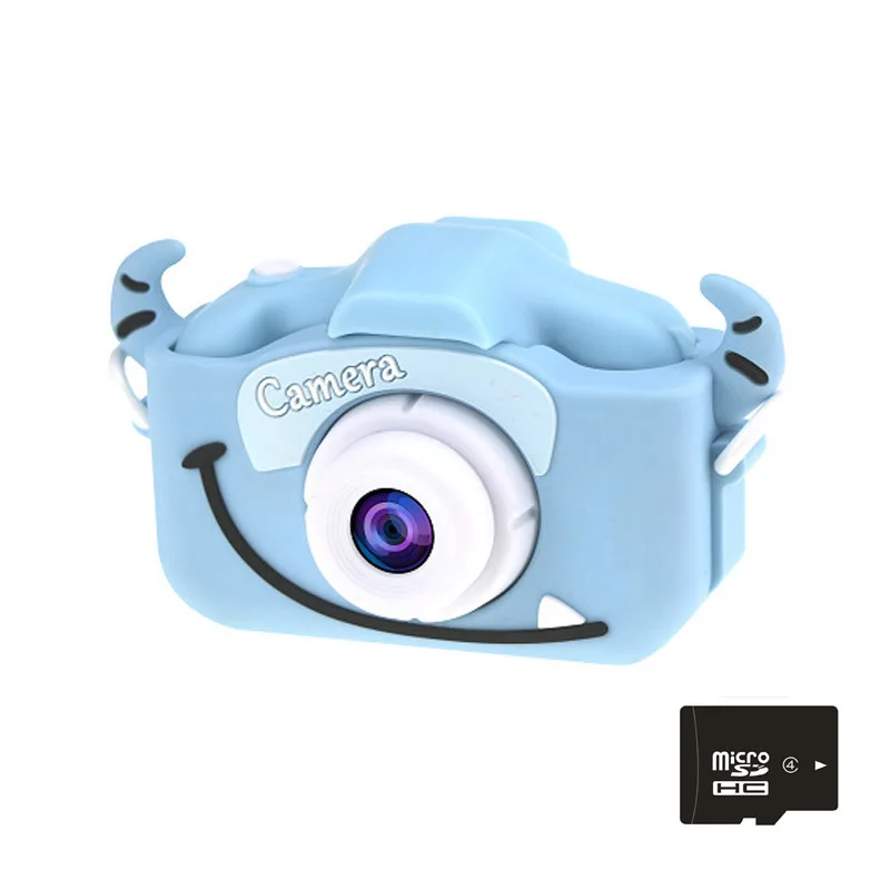 Blue cow SD X5S детская камера игрушка милая камера цифровая фотокамера мини экран Детские обучающие игрушки на открытом воздухе ребенок - Цвет: Blue cow SD