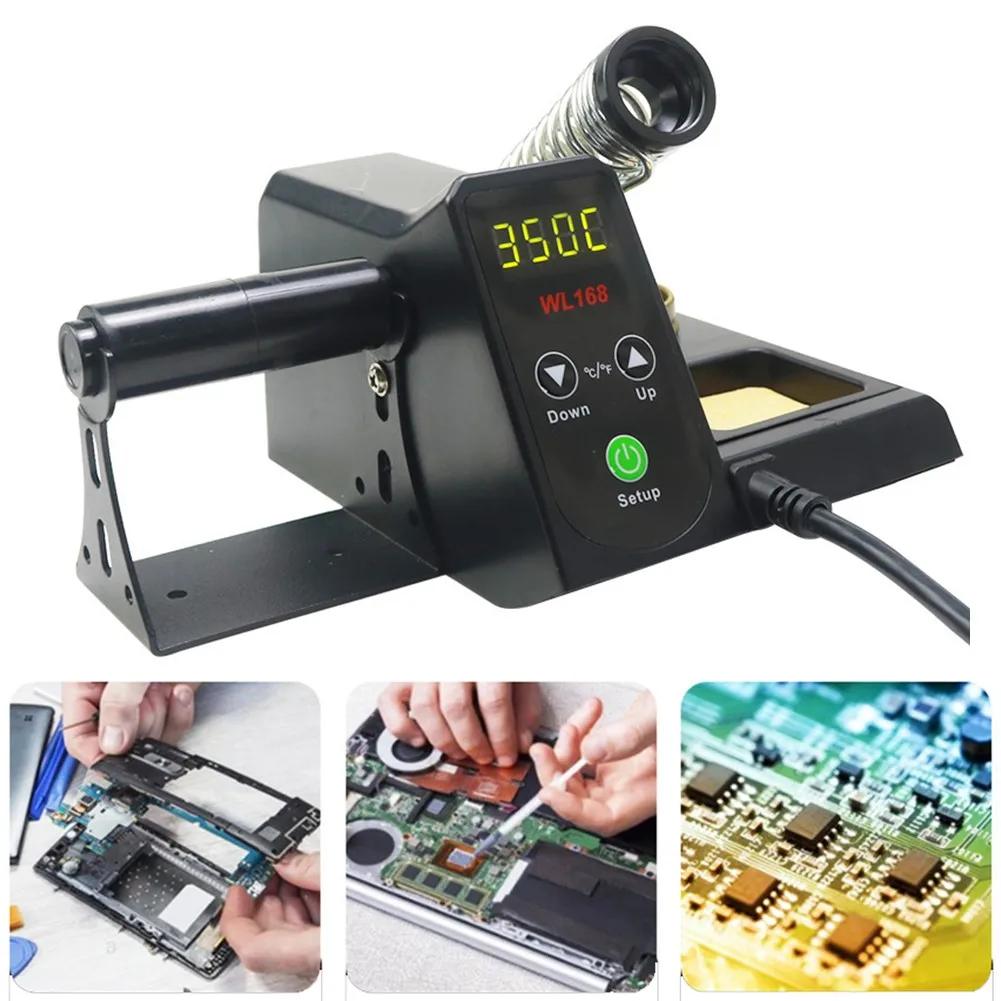 

Digital 1x Soldering Station EU/UK/AU 1x Wire Frame Soldering Iron Kit