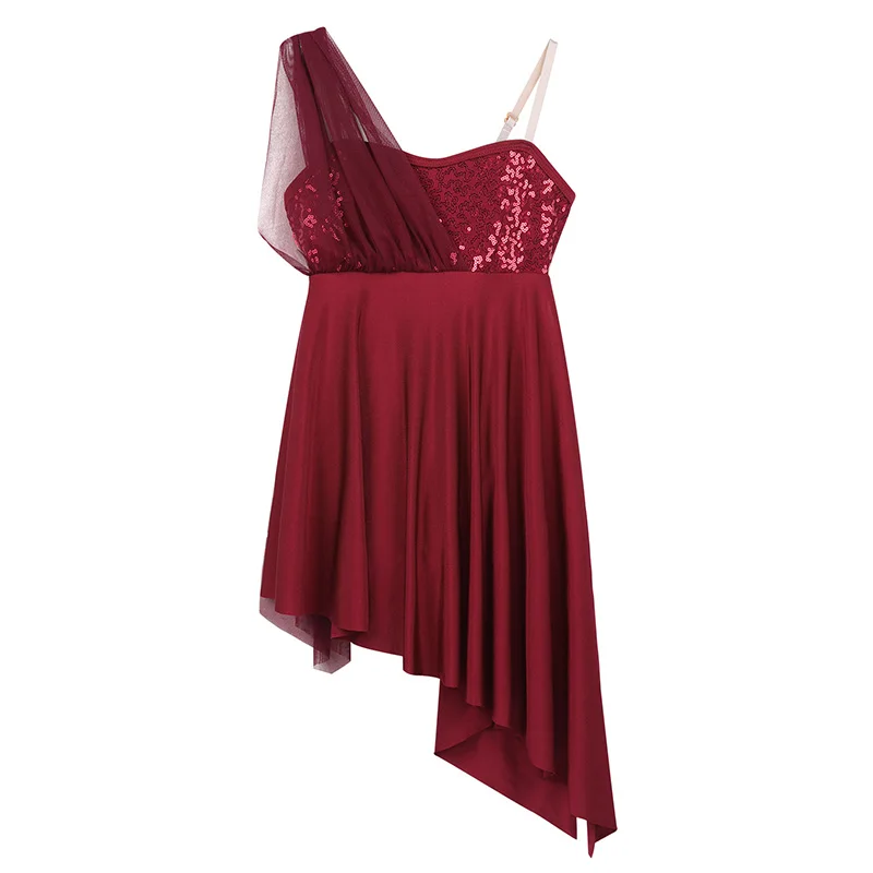 TiaoBug/Современные лирические детские танцевальные костюмы с регулируемыми