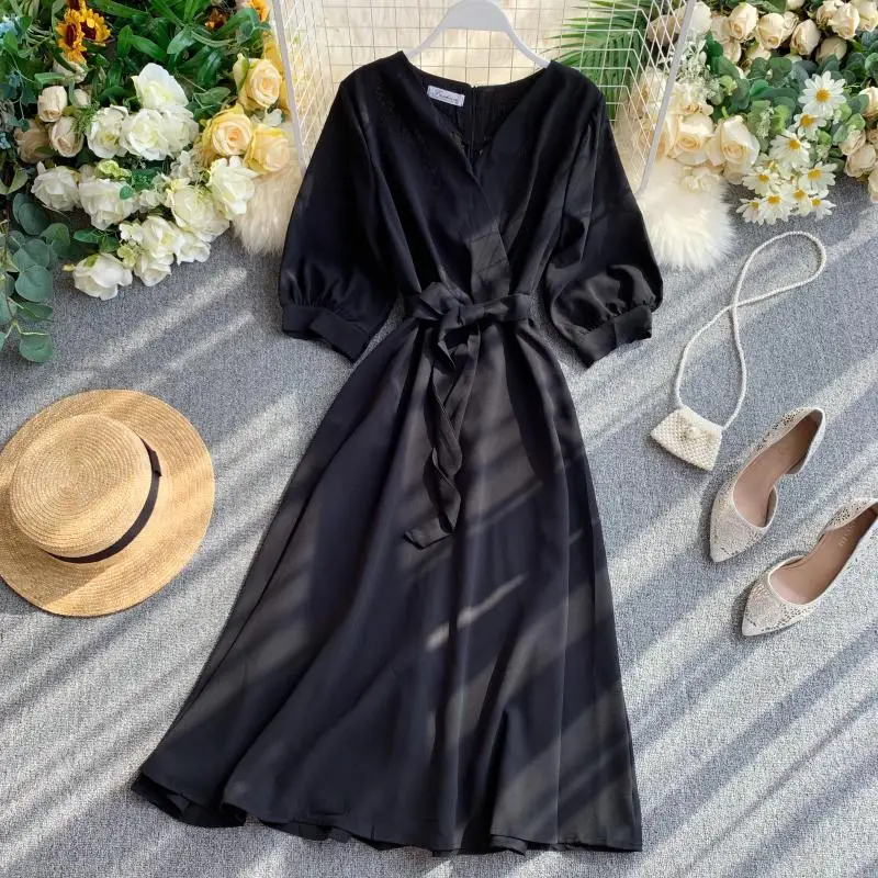 

Women's 2020 Spring-Summer-Summer Waist Dress