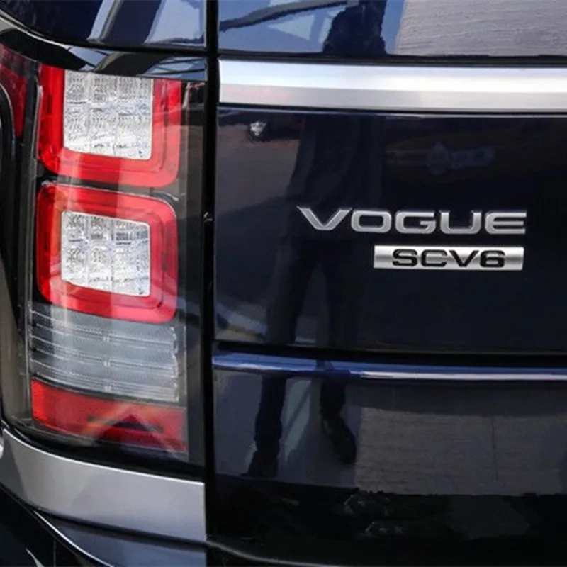 L SDV8 SCV6 Эмблема письмо бар для Range Rover VOGUE VOGUESE Расширенный Executive Edition автомобиля боковой край эмблема на багажник Стайлинг наклейка