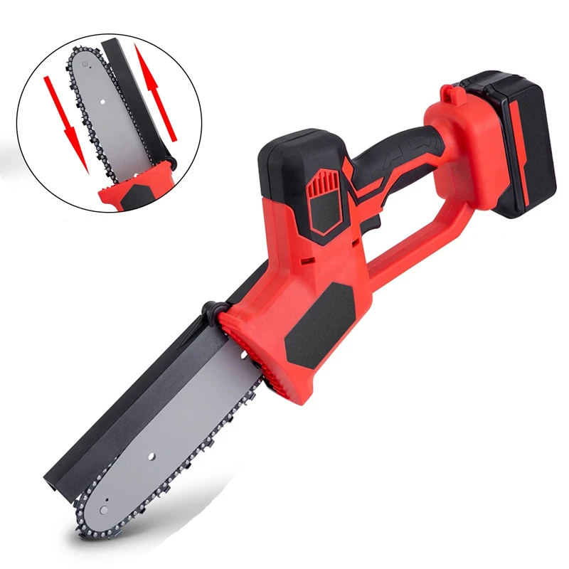 

8 Inch 1200W Electric Pruning Saw Chainsaw Wood Cutters Bracket Motor Garden Tree Logging Trimming Saw Woodworking Power Tool