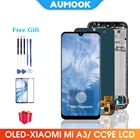 ЖК-дисплей AUMOOK AAA +++ для Xiaomi Mi CC9E, AMOLED дисплей, сенсорный экран с рамкой, дигитайзер в сборе для Xiaomi Mi A3 MiA3 LCD