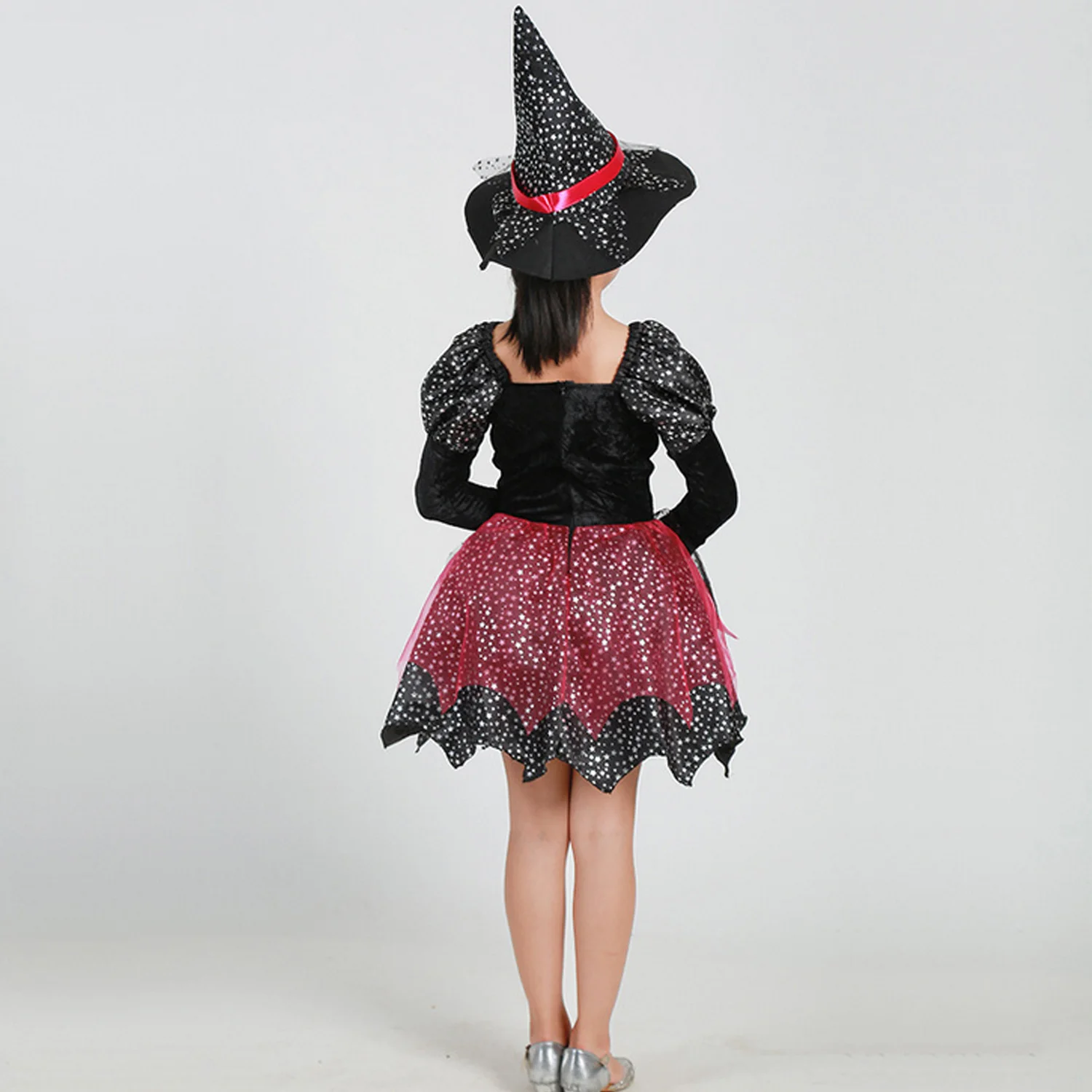 Детское платье с юбкой ведьмы для косплея на Хэллоуин девочек|Шутки и розыгрыши| |