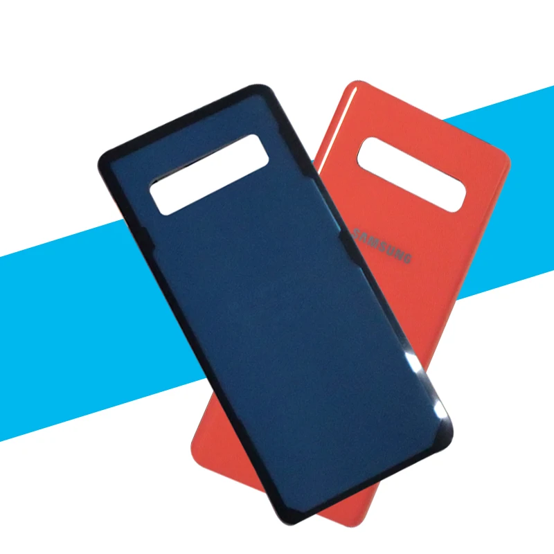 Оригинальный чехол для Samsung Galaxy S10 задняя крышка аккумулятора стеклянный корпус S