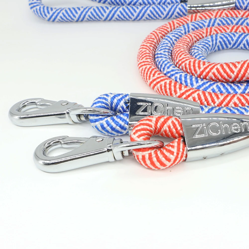 Поводок для собак сплошной 1 4 см прочный нейлон Материал крепкий с декоративной