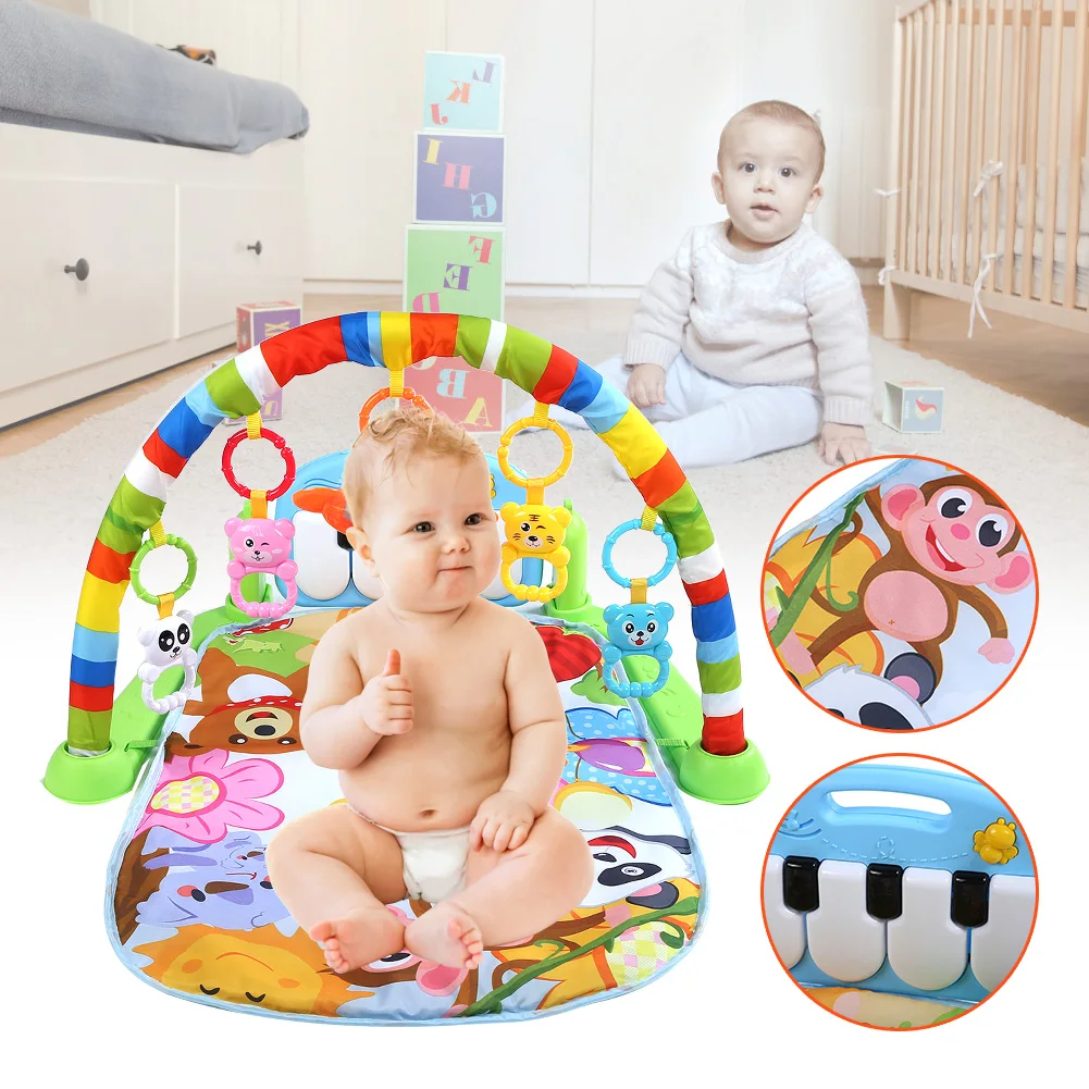 Детский игровой коврик пазл Tapis обучающая стойка детские игрушки музыкальный с