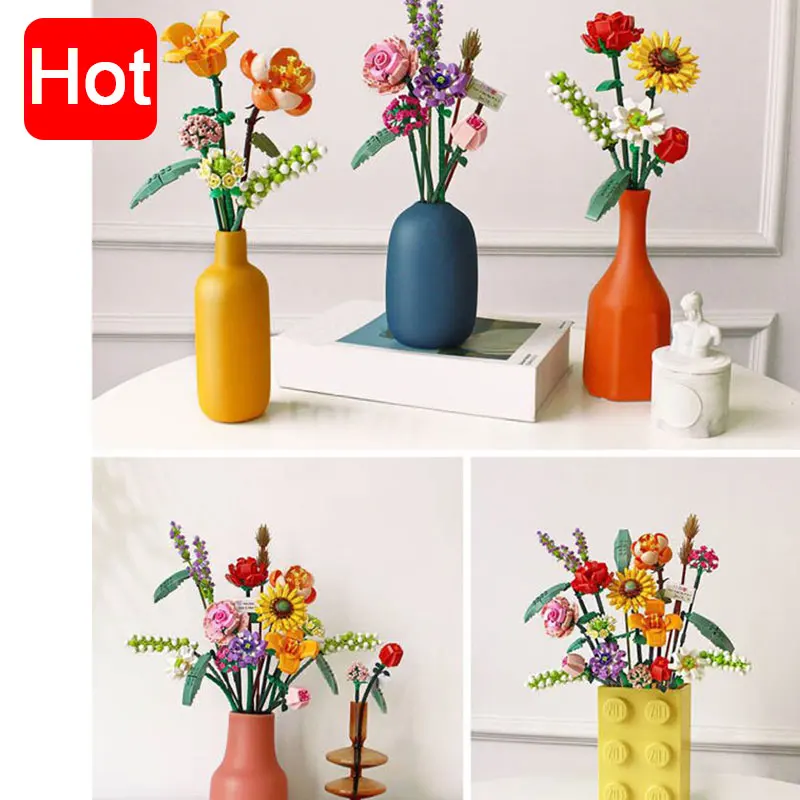 456 шт. + фотообои/Локки 3 стиля вечные Цветы Роза/Лаванда игрушки сделай сам