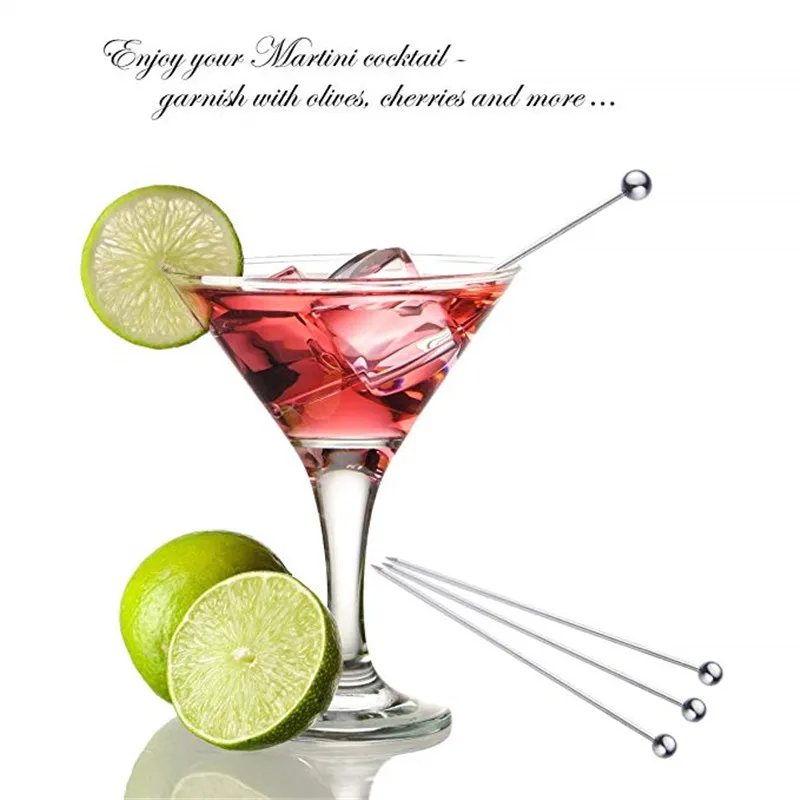 Нержавеющая сталь палочки для коктейля зубочистки вечерние Барные инструменты