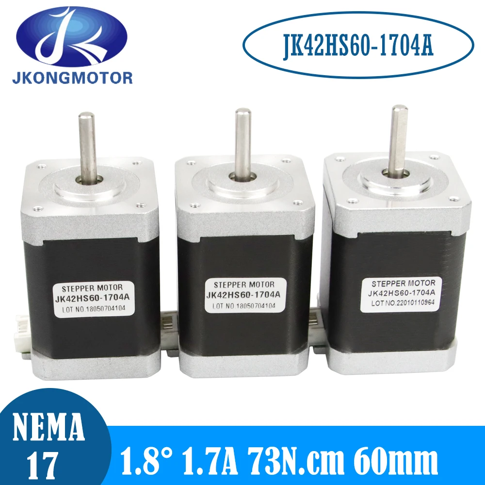 nema 17 para impressora 3d motor baseado em chumbo nema17 73ncm 60 mm 1.7a 42bygh motor xyz para impressora 3d cnc peça Motor de passo