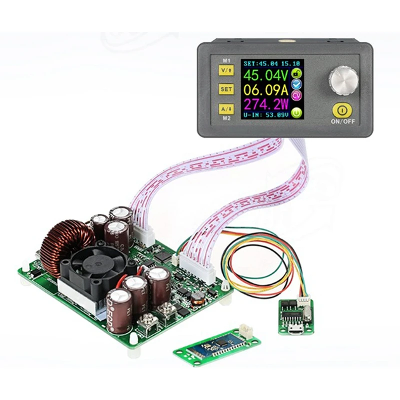 

Constant Voltage Current DC-DC Step-Down Communication Power Supply Buck Voltage Converter LCD Voltmeter(DPS5020+USB+BT)
