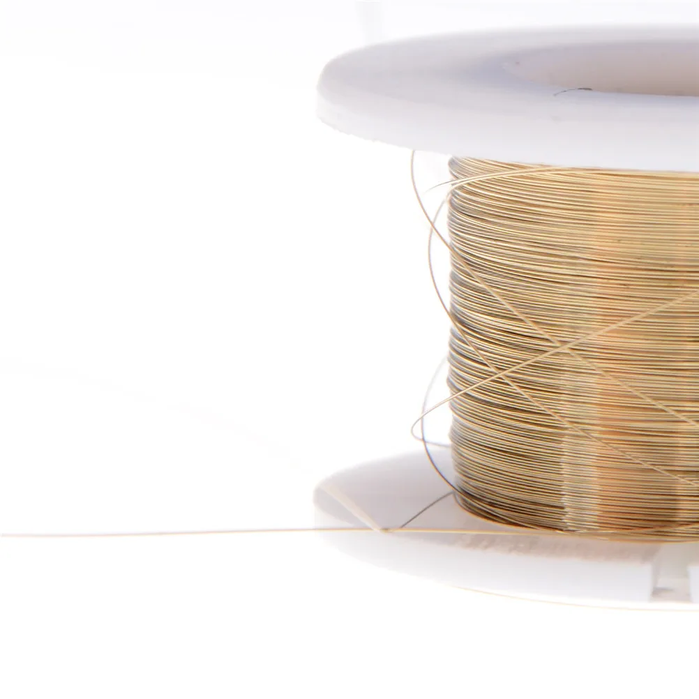 

0.1mm*100M Cutting Wire Molybdenum Cutting Wire Cutting Wire Line Splitter LCD Screen Gold for Separate For All Cellphones