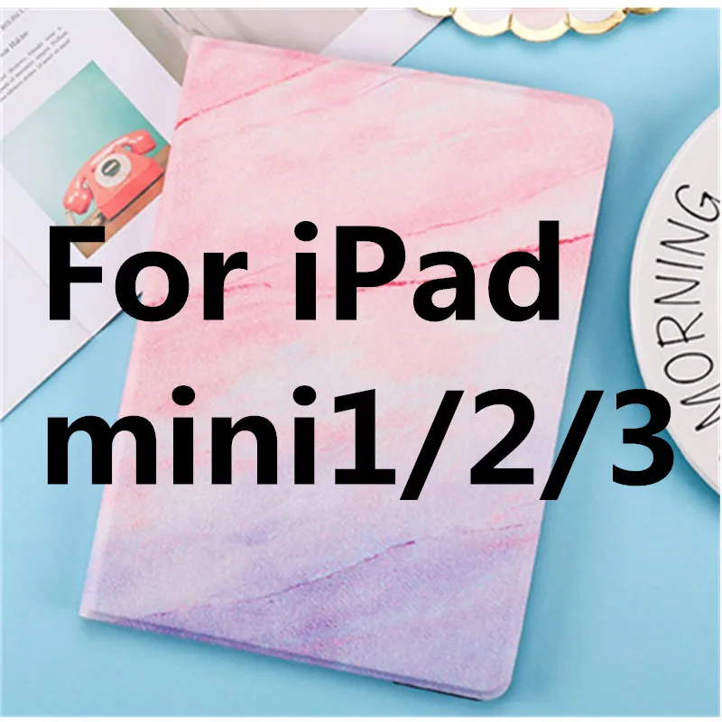 as picture Чехол для iPad Mini 4, чехол из искусственной кожи, подставка для сна, умный жесткий чехол, для iPad Mini 1 2 3, 4, 5, 5, чехол для Mini 5, iPad, чехол, Funda - Цвет: as picture
