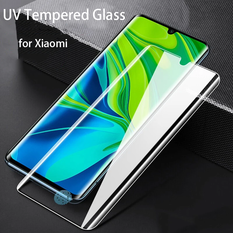 

Full Cover UV Tempered Glass For XiaoMi Mi Note 10 Pro Lite Full Glue Screen Protector For Xiaomi Mi 10 Pro Ultra CC9 Pro Glass