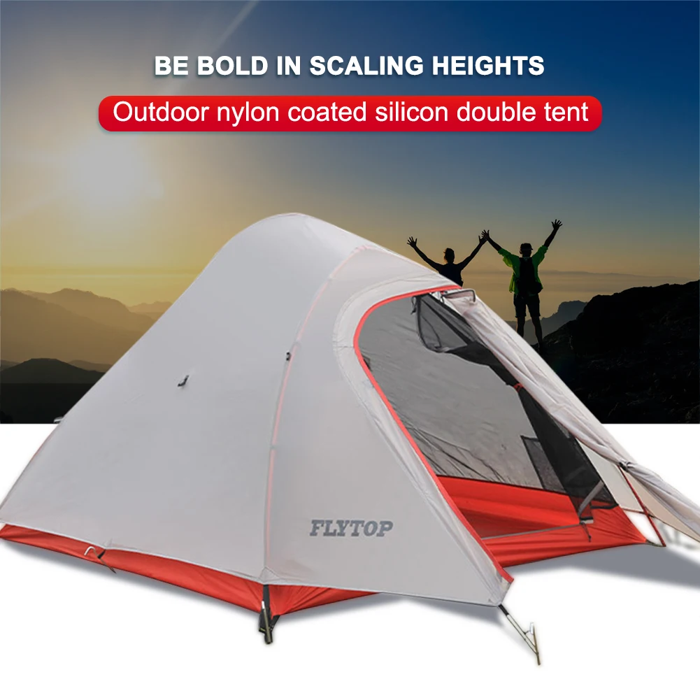 

2 Person Backpacking Tent Outdoor Camping 20D Nylon Waterproof Hiking Tent