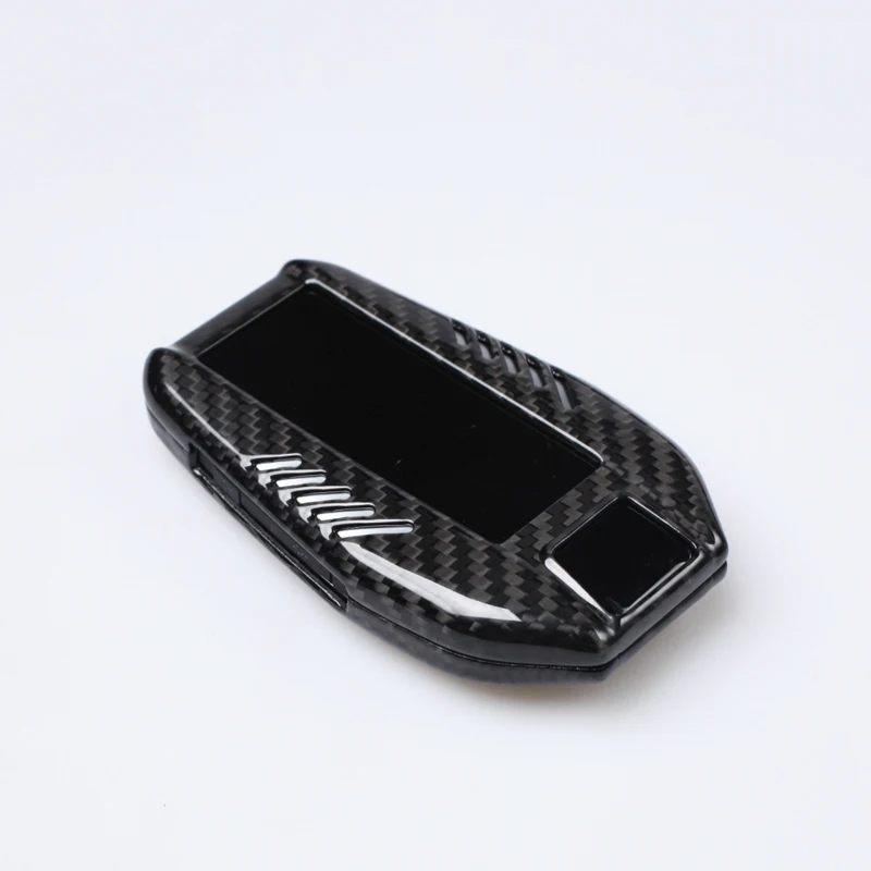 Черный чехол из углеродного волокна для ЖК-экрана автомобильного ключа BMW G30 G38 G11