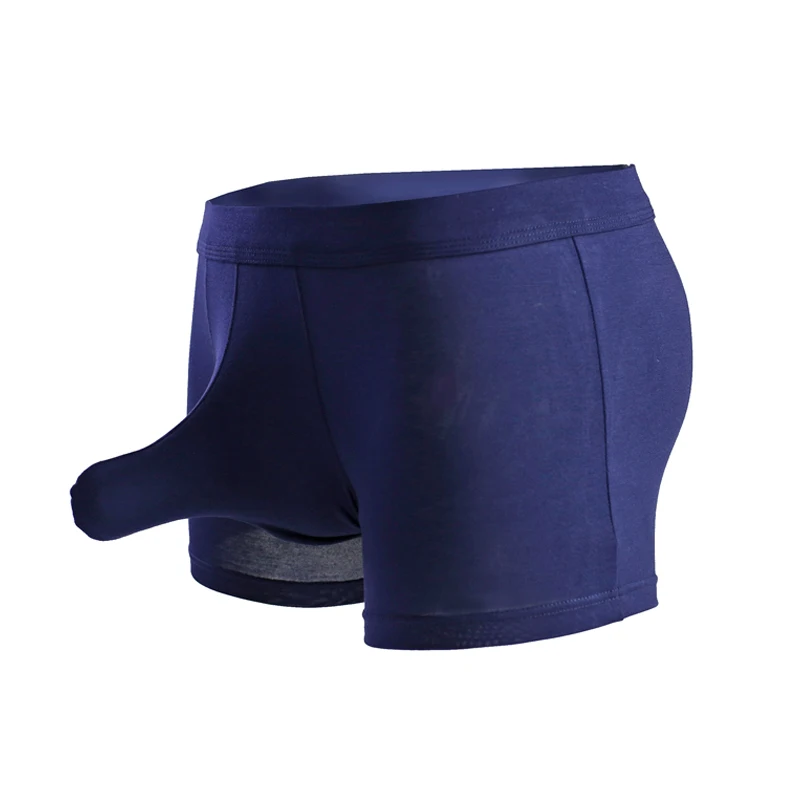 Трусы боксеры мужские из модала пикантное нижнее белье для пениса с большим