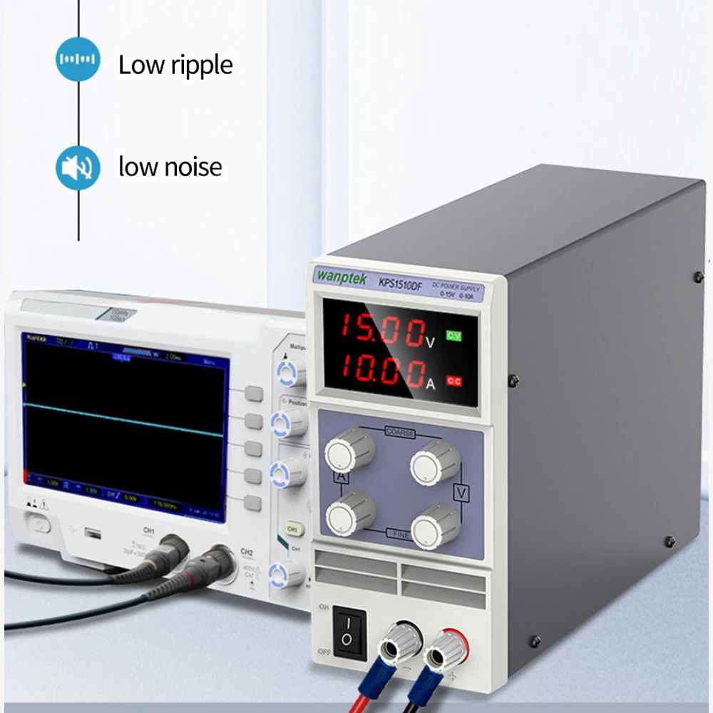 Регулируемый Высокоточный источник питания постоянного тока KPS1510DF выход 0 15 в 10 А