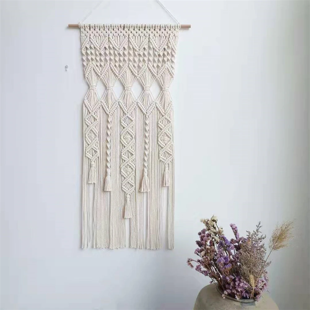 В богемном стиле Тканый гобелен ручной работы настенный художественный Декор