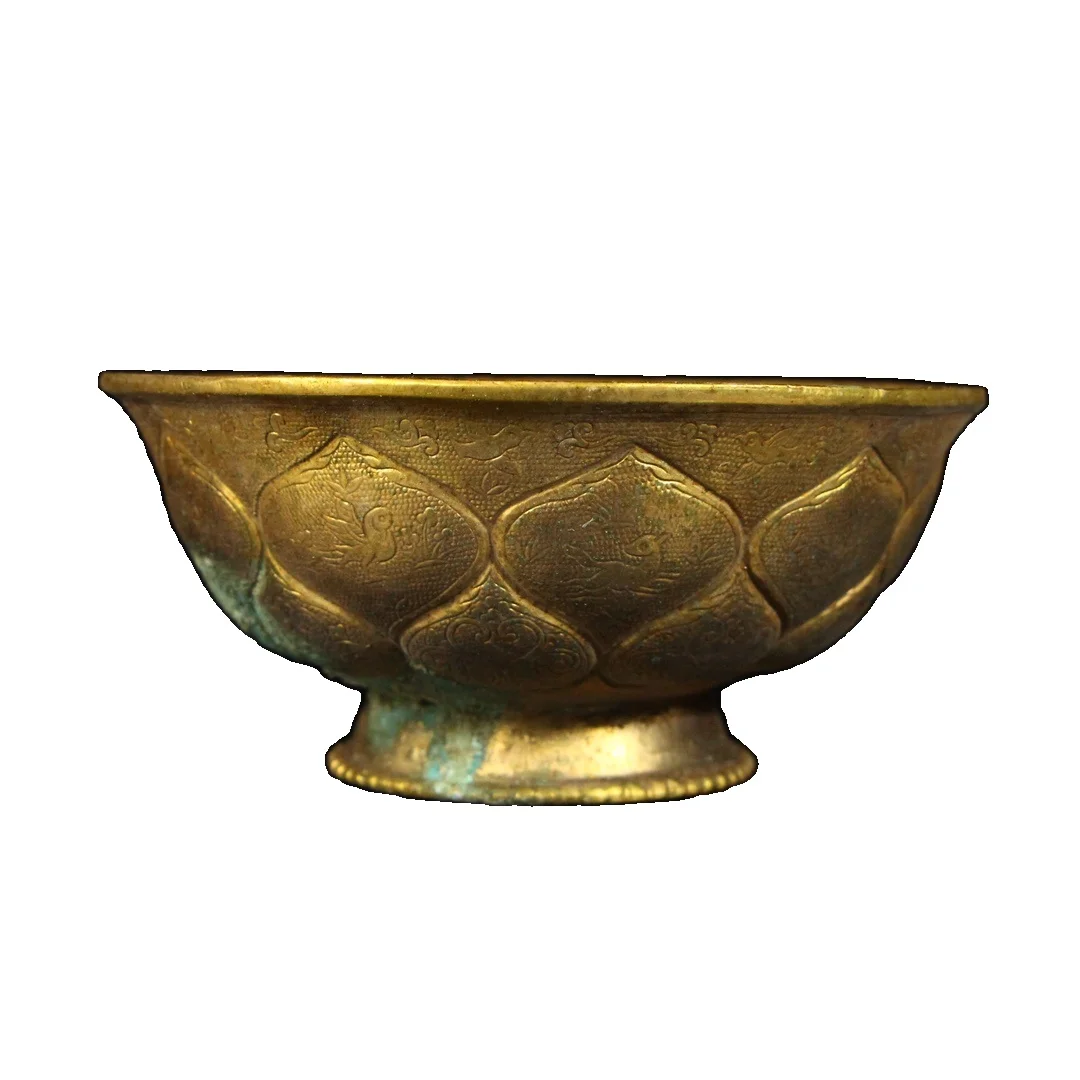 

Laojunlu Collection Of Copper-Gilt Bowls From The Tang Dynasty Antique Bronze Masterpiece Collection Of Solitary Chinese