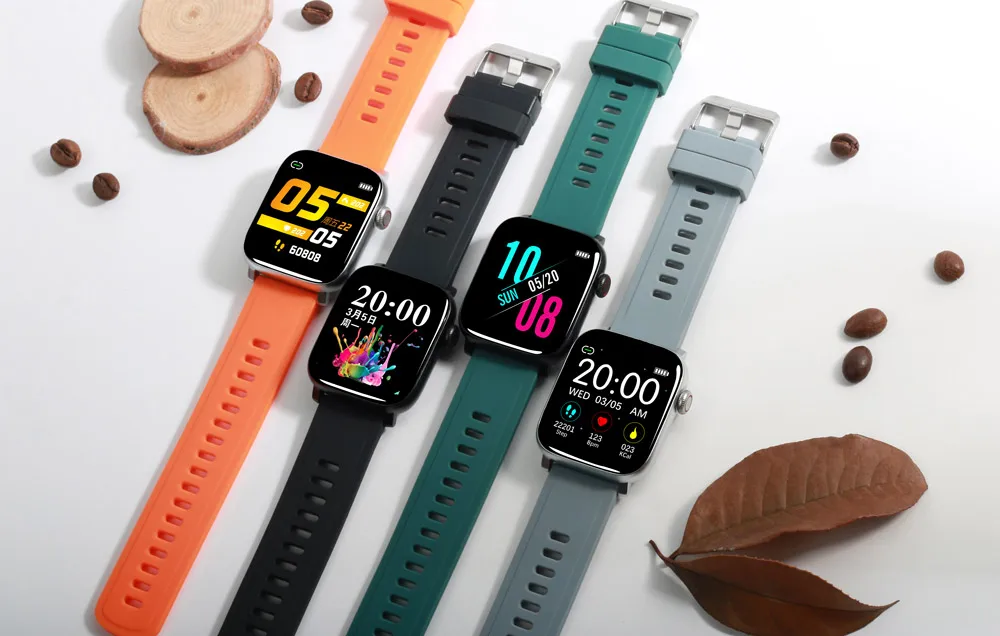 

Willgallop 2020 SE02 heart rate blood pressure/oxygen monitoring SmartWatch men and women sport bracelet remote control IP68