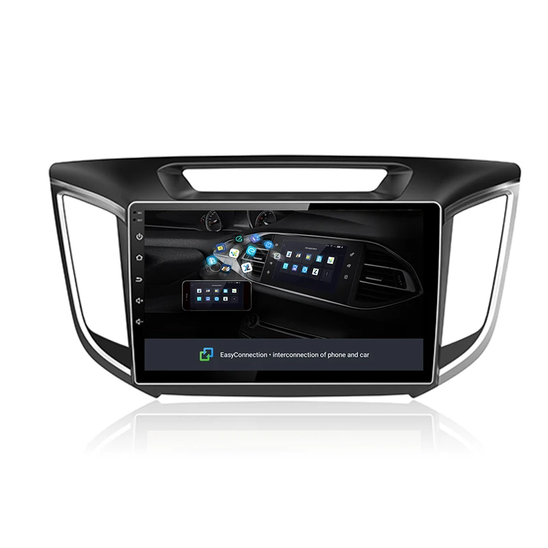 Автомобильный радиоприемник YAZH для Hyundai IX25/Creta 9 0 Android 2017 с IPS экраном 10 1 дюйма Bluetooth