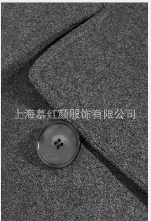 

New Fashion Women's Long Wool Coat Elegant Autumn Winter Woolen Jacket Outwear Plus Size Double-breasted Long Overcoats