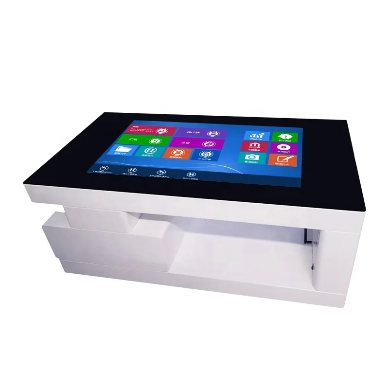 43 дюймов деревянные Android интерактивный сенсорный экран журнальный столик|Модули