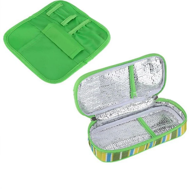 Portable Insulin Cooling Bags Ice Pack Thermal Cooler Bag Refrigerator Travel Storage and Diabetic Supplies | Дом и сад