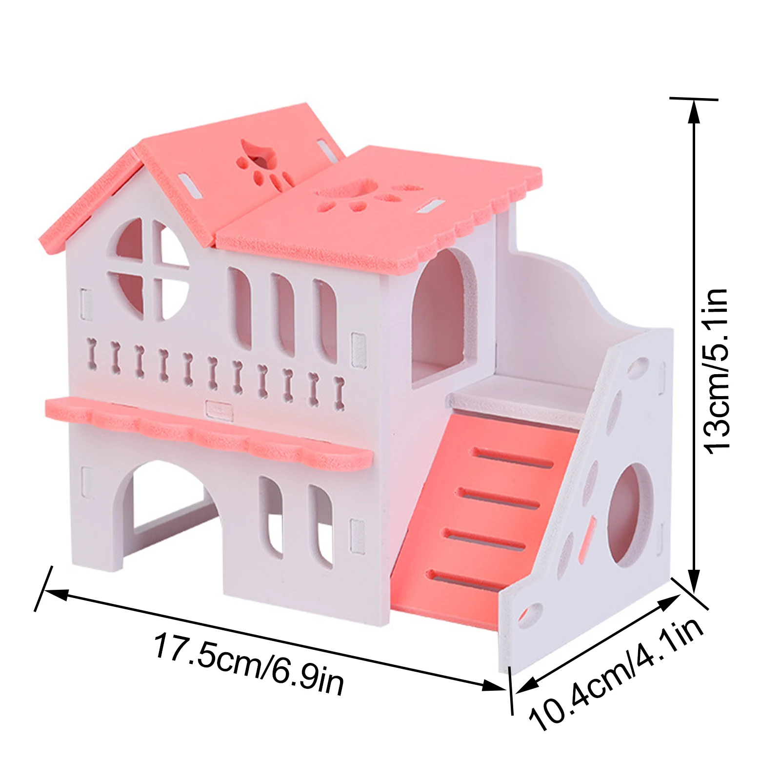 

Wooden Hamster Nest Sleeping House Home Luxury Cage Pet DIY Hideout Hut Toy Small Animal Supplies Hamster Hideout