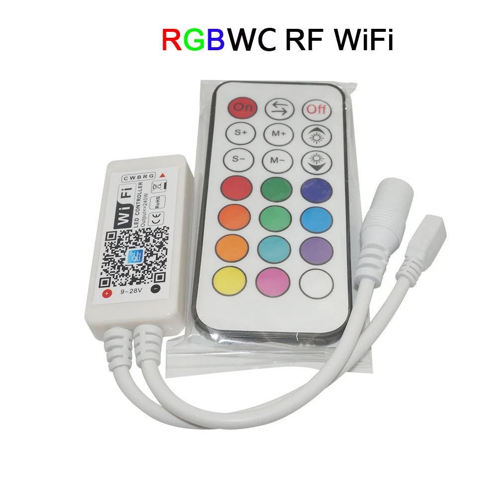 Мини беспроводной wifi светодиодный RGB / RGBW Пульт дистанционного управления ler RF
