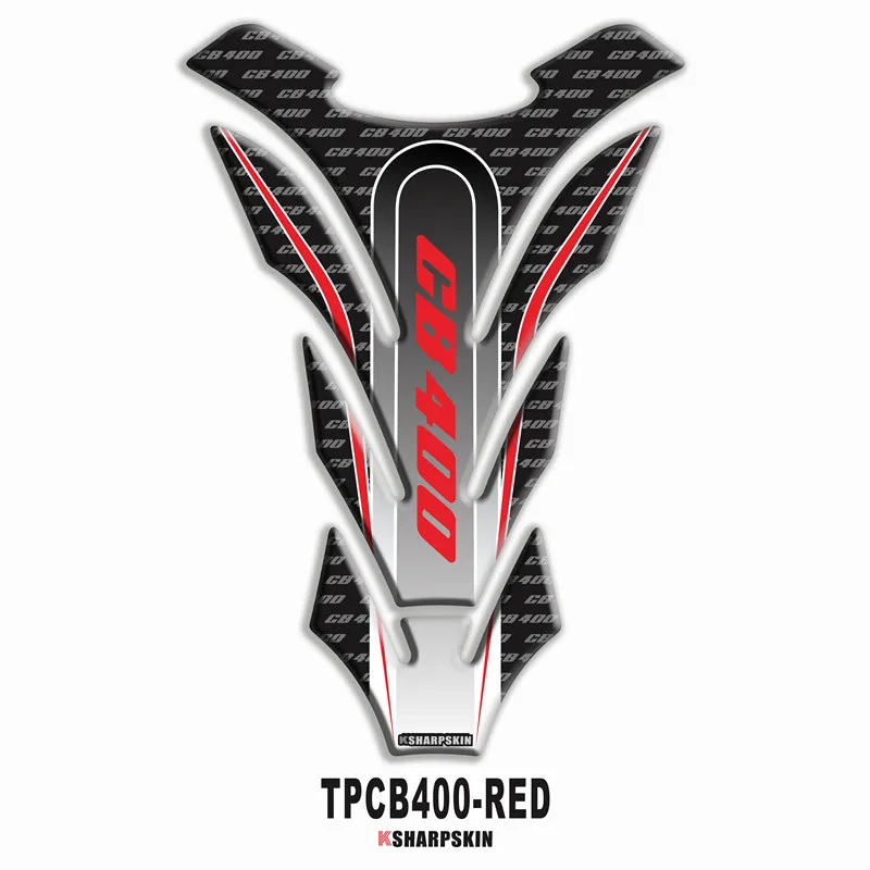 Мотоциклетная 3D наклейка на топливный бак защитная декоративная для HONDA CB400 Fishbone