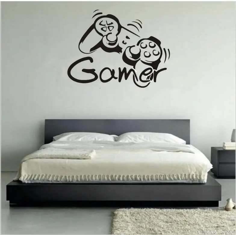 Съемный игры стены Стикеры s виниловая наклейка на стену Настенная бумажная для