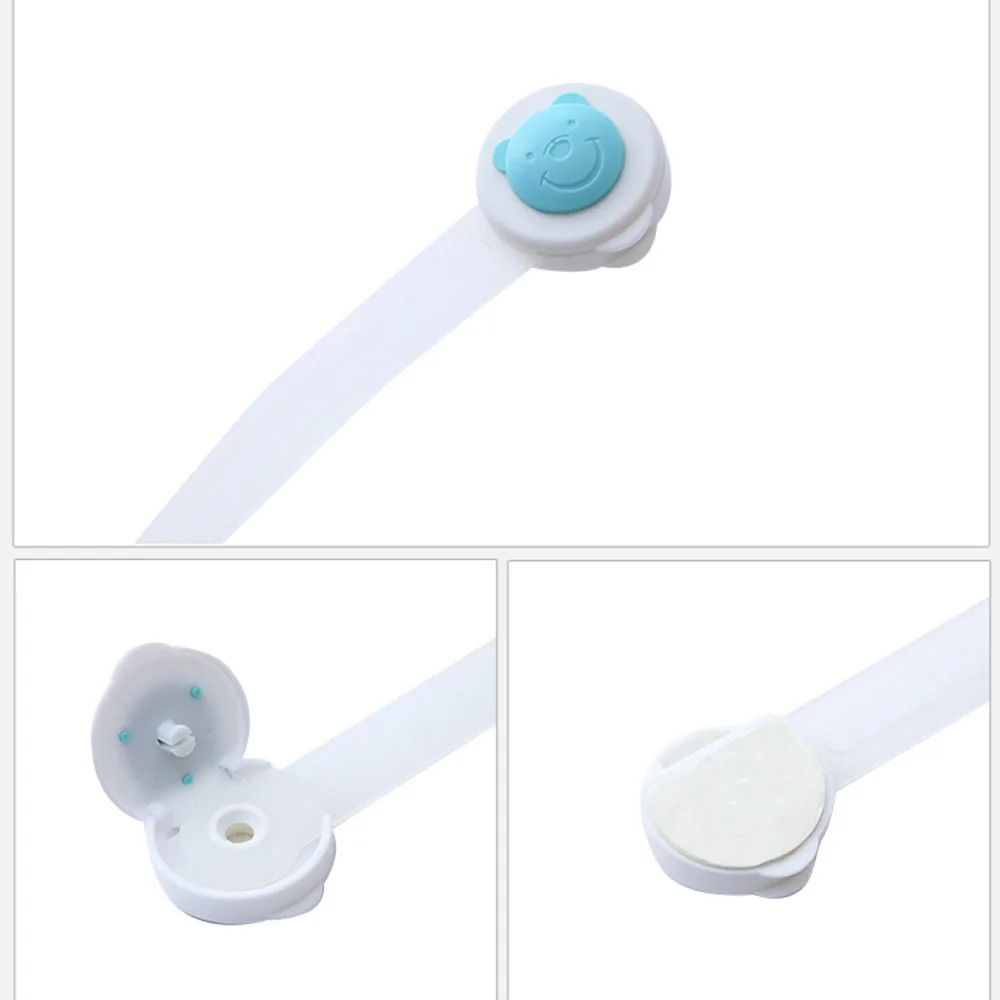 

Cute Bear Multi-function Child Baby Safety Lock Cupboard Cabinet Door Drawer Safety Locks Children Security Protector