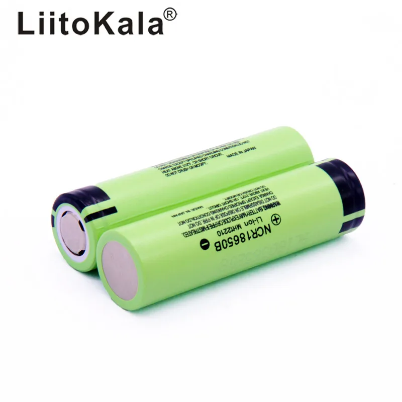 

Hot 6pcs LiitoKala new original NCR18650B 34B 3.7V 18650 3400mAh rechargeable lithium battery for flashlight bat