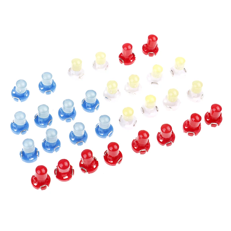 Новый 10 шт. приборной панели манометр база лампа T3 Neo Клин светодиодные лампы