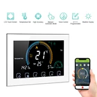 Wi-Fi Смарт программируемый термостат 6 период голос приложение Управление ЖК-дисплей водыгазовый котел отопления терморегулятор для Echo Google Home