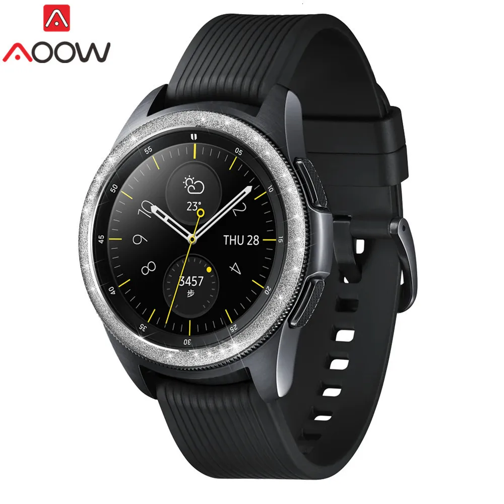 Ободок кольцо стиль для samsung Galaxy Watch 42 мм/шестерни Спорт клейкая крышка против царапин Нержавеющая сталь защита аксессуары