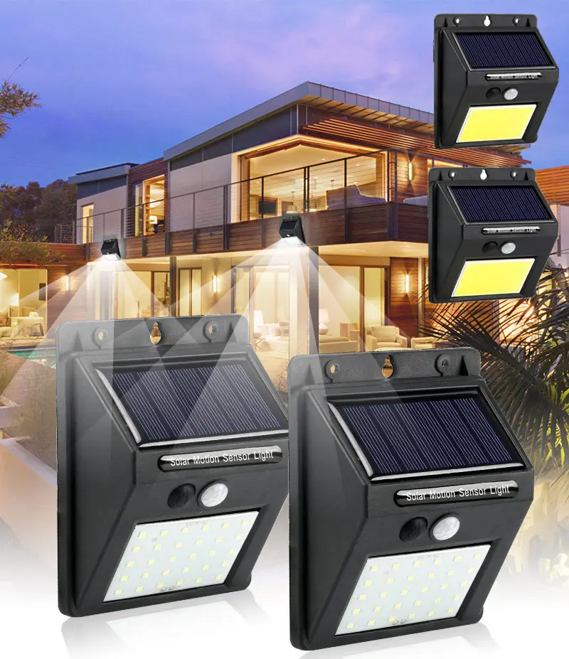 

2 пакета солнечный светильник палубы s Открытый PIR датчик движения настенный светильник для дорожки забор пост задний Двор Перила Лестница С...